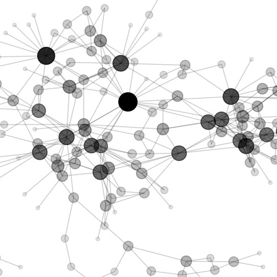 Network graph visualization